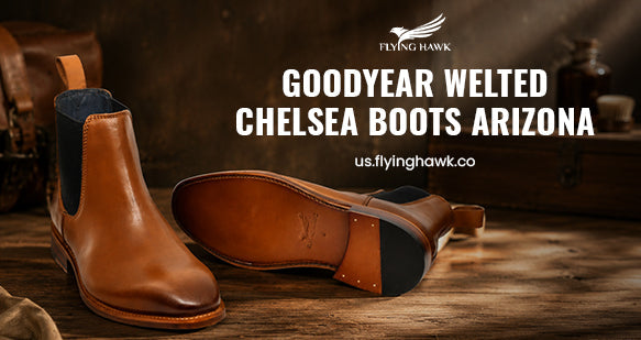 Goodyear welted Chelsea boots Arizona