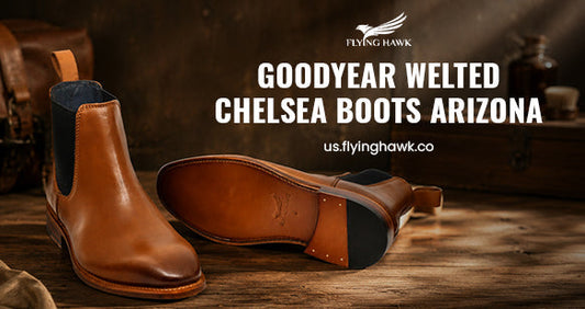 Goodyear welted Chelsea boots Arizona