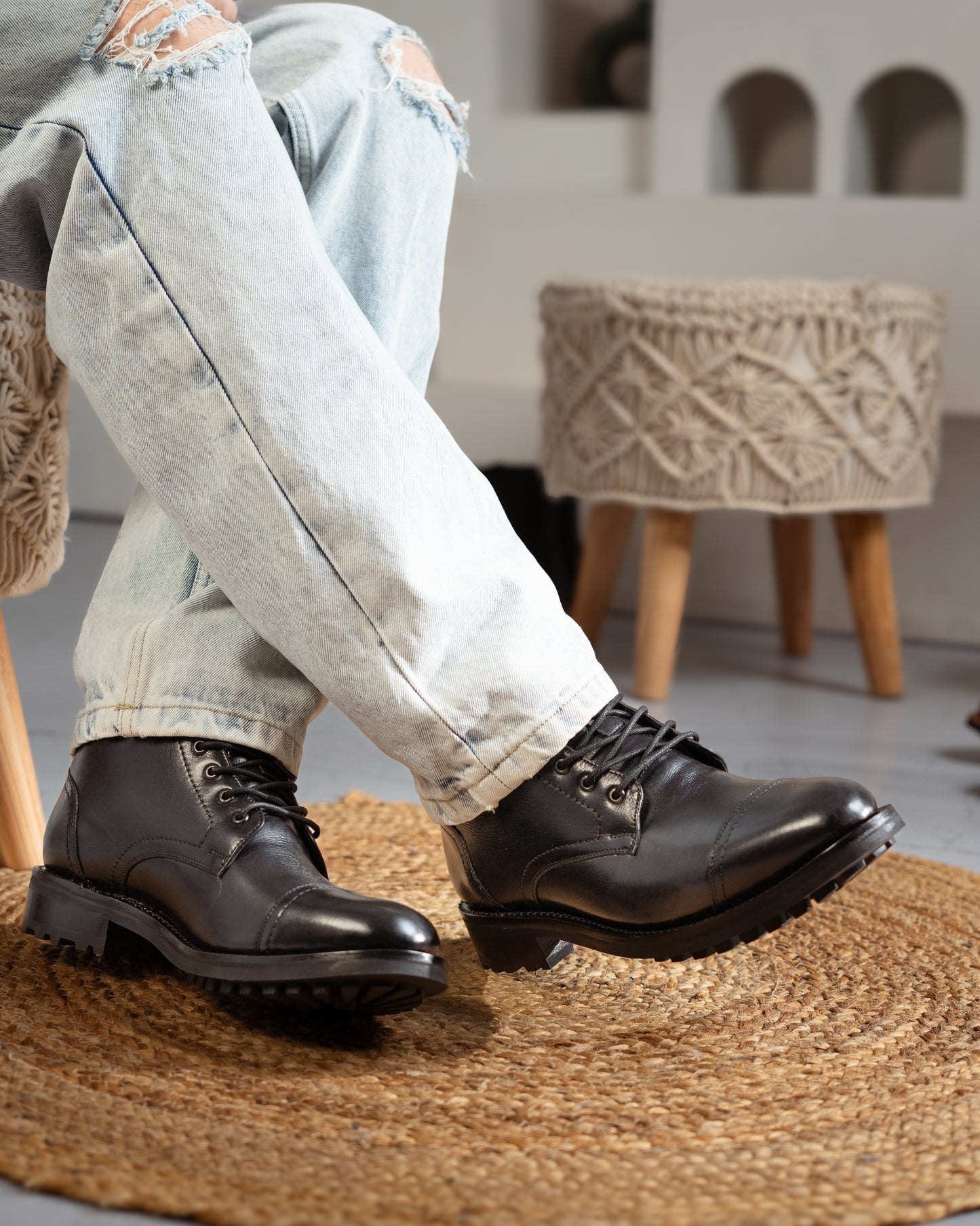 Cap Toe Oxford Boot
