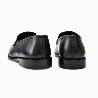 Horsebit Black Loafers Goodyear Welted Shoes